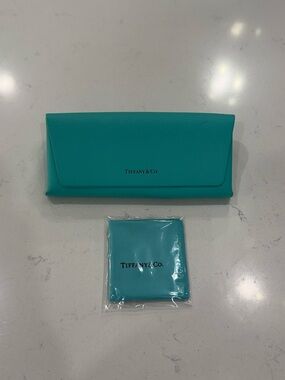 Tiffany & Co. Sunglass/Eyeglass Magnetic Case & Cloth